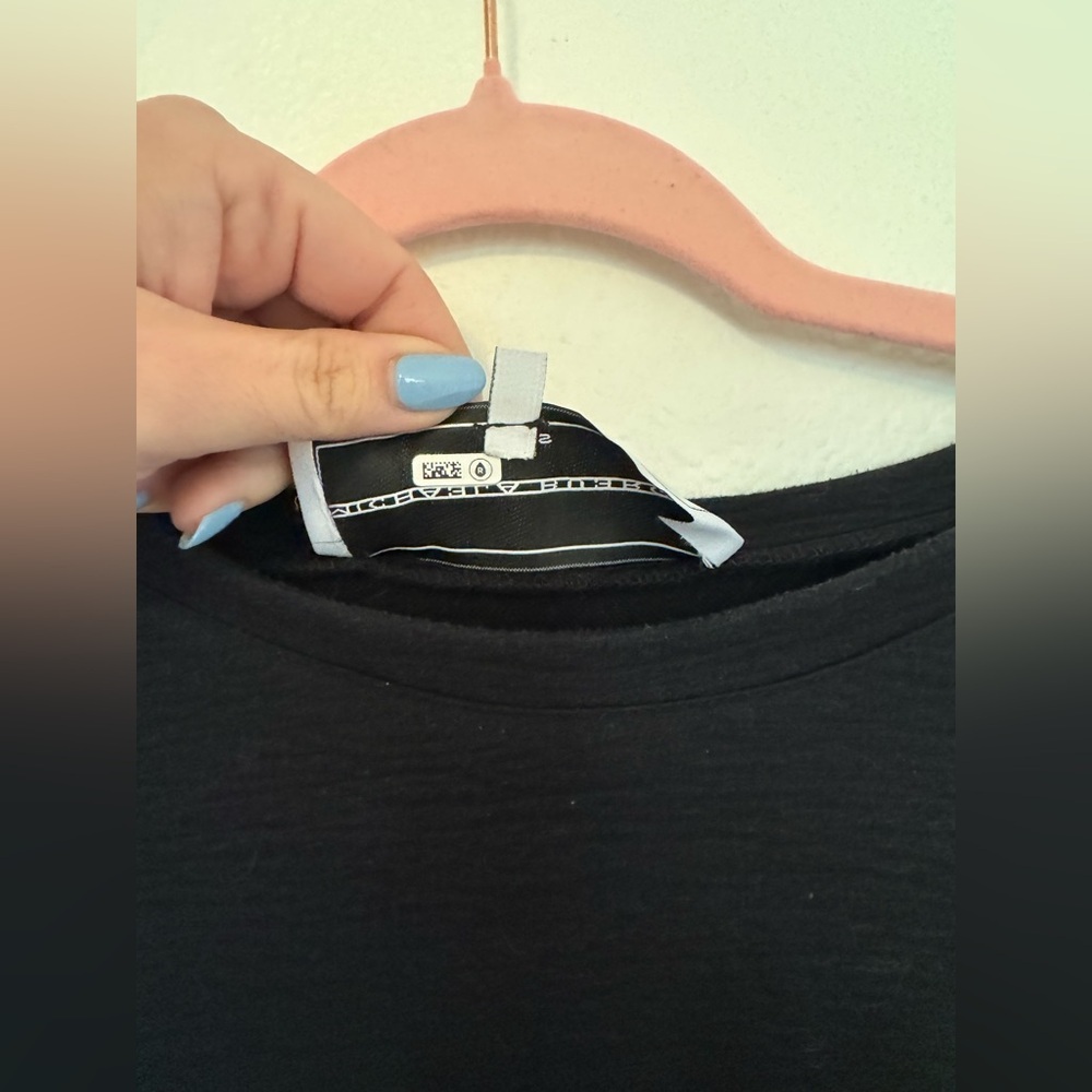 Michaela Buerger I Love Paris Crewneck Sweatshirt Black Medium Stretch EUC - Picture 7 of 8